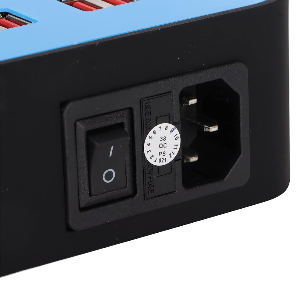 Мультизарядна док станція на 60 USB портів Digital Lion WLX-860, 300W, блакитна